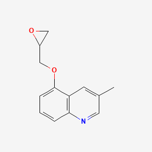 3-Methyl-5-(oxiran-2-ylmethoxy)quinoline