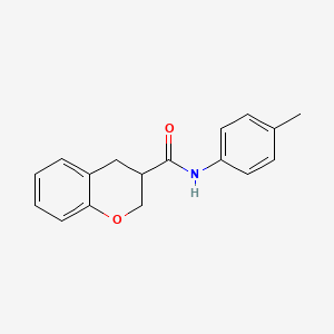 N-(4-methylphenyl)-3,4-dihydro-2H-chromene-3-carboxamide