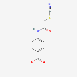 Methyl 4-[(thiocyanatoacetyl)amino]benzoate