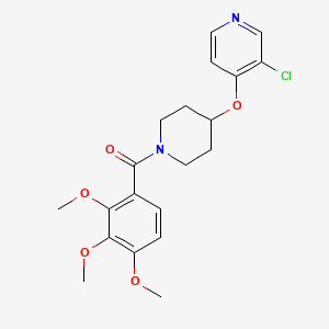 (4-((3-Chloropyridin-4-yl)oxy)piperidin-1-yl)(2,3,4-trimethoxyphenyl)methanone