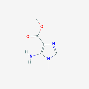 molecular formula C6H9N3O2 B2750483 Methyl 5-amino-1-methyl-1h-imidazole-4-carboxylate CAS No. 54147-03-4
