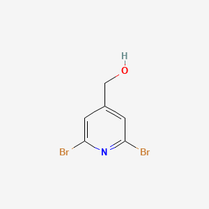 molecular formula C6H5Br2NO B2750484 (2,6-Dibromopyridin-4-yl)methanol CAS No. 223463-02-3