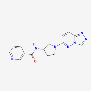 N-(1-([1,2,4]triazolo[4,3-b]pyridazin-6-yl)pyrrolidin-3-yl)nicotinamide