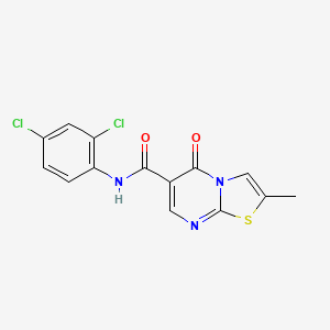N-(2,4-dichlorophenyl)-2-methyl-5-oxo-5H-thiazolo[3,2-a]pyrimidine-6-carboxamide