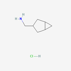 molecular formula C7H14ClN B2750524 {Bicyclo[3.1.0]hexan-3-yl}methanamine hydrochloride CAS No. 1909314-29-9