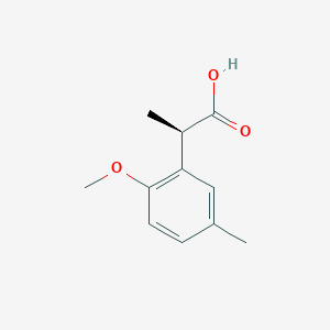 (2R)-2-(2-Methoxy-5-methylphenyl)propanoic acid