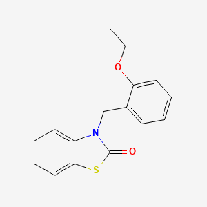 molecular formula C16H15NO2S B2750527 3-[(2-乙氧苯基)甲基]-1,3-苯并噻唑-2-酮 CAS No. 797780-56-4