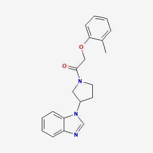 1-(3-(1H-benzo[d]imidazol-1-yl)pyrrolidin-1-yl)-2-(o-tolyloxy)ethanone