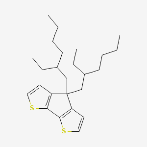 molecular formula C25H38S2 B2750532 4,4-Bis(2-ethylhexyl)-4H-cyclopenta[1,2-b:5,4-b']dithiophene CAS No. 365547-20-2