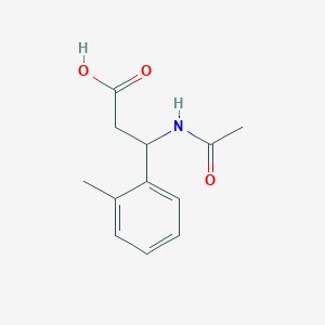 3-Acetamido-3-(2-methylphenyl)propanoic acid