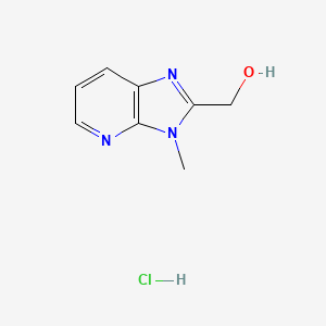 (3-Methylimidazo[4,5-b]pyridin-2-yl)methanol;hydrochloride