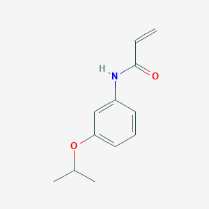 molecular formula C12H15NO2 B2750550 N-(3-propan-2-yloxyphenyl)prop-2-enamide CAS No. 2305529-09-1