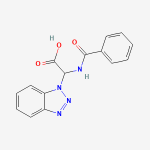 2-(1H-1,2,3-Benzotriazol-1-yl)-2-(phenylformamido)acetic acid