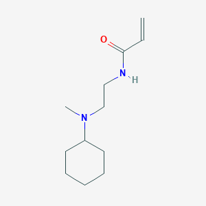 molecular formula C12H22N2O B2750558 N-{2-[cyclohexyl(methyl)amino]ethyl}prop-2-enamide CAS No. 2094512-77-1