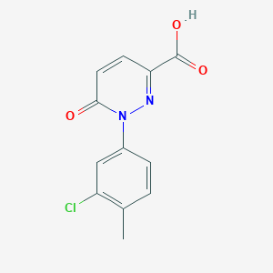 1-(3-Chloro-4-methylphenyl)-6-oxo-1,6-dihydropyridazine-3-carboxylic acid