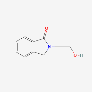 molecular formula C12H15NO2 B2750643 2-(2-Hydroxy-1,1-dimethylethyl)-1-isoindolinone CAS No. 107400-33-9
