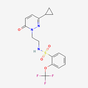 N-(2-(3-cyclopropyl-6-oxopyridazin-1(6H)-yl)ethyl)-2-(trifluoromethoxy)benzenesulfonamide
