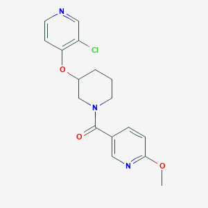 (3-((3-Chloropyridin-4-yl)oxy)piperidin-1-yl)(6-methoxypyridin-3-yl)methanone