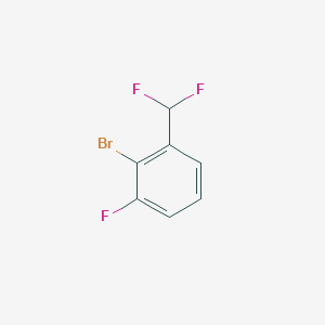2-Bromo-1-(difluoromethyl)-3-fluorobenzene