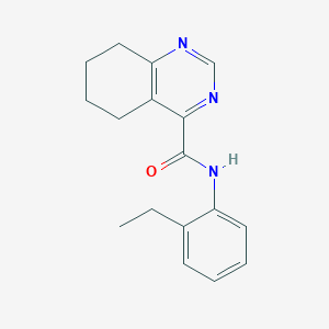 molecular formula C17H19N3O B2750699 N-(2-Ethylphenyl)-5,6,7,8-tetrahydroquinazoline-4-carboxamide CAS No. 2415623-79-7