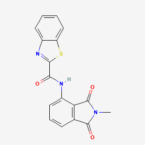 N-(2-methyl-1,3-dioxoisoindolin-4-yl)benzo[d]thiazole-2-carboxamide