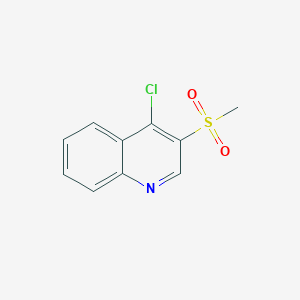 molecular formula C10H8ClNO2S B2750729 4-Chloro-3-methylsulfonylquinoline CAS No. 2503203-90-3
