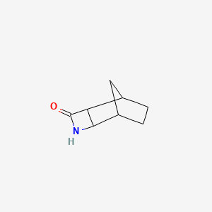 molecular formula C8H11NO B2750750 3-Azatricyclo[4.2.1.0^{2,5}]nonan-4-one CAS No. 7486-95-5