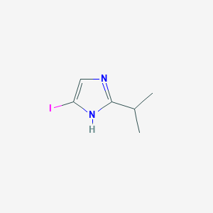 molecular formula C6H9IN2 B2750755 5-iodo-2-isopropyl-1H-imidazole CAS No. 761426-55-5