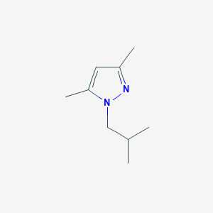 molecular formula C9H16N2 B2750763 3,5-dimethyl-1-(2-methylpropyl)-1H-pyrazole CAS No. 79168-92-6