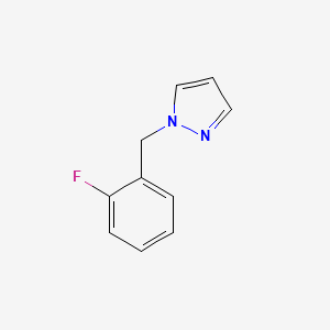 1-[(2-Fluorophenyl)methyl]pyrazole
