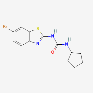 1-(6-Bromobenzo[d]thiazol-2-yl)-3-cyclopentylurea