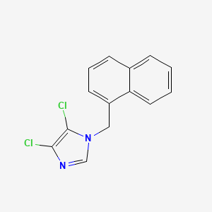 molecular formula C14H10Cl2N2 B2750798 4,5-dichloro-1-(naphthalen-1-ylmethyl)-1H-imidazole CAS No. 1219576-22-3