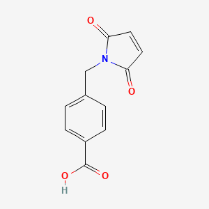 B2750819 4-[(2,5-Dioxo-2,5-dihydro-1H-pyrrol-1-YL)methyl]benzoic acid CAS No. 64987-81-1