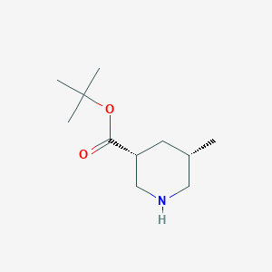 molecular formula C11H21NO2 B2750823 Tert-butyl (3R,5S)-5-methylpiperidine-3-carboxylate CAS No. 2248308-30-5