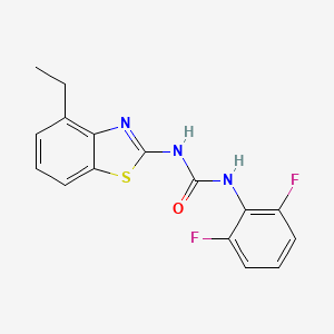 1-(2,6-Difluorophenyl)-3-(4-ethylbenzo[d]thiazol-2-yl)urea