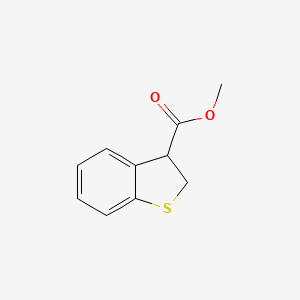 molecular formula C10H10O2S B2750842 Methyl 2,3-dihydro-1-benzothiophene-3-carboxylate CAS No. 39891-63-9