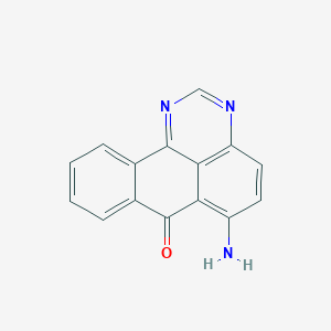 molecular formula C15H9N3O B2750849 6-amino-7H-benzo[e]perimidin-7-one CAS No. 3044-04-0