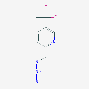 2-(Azidomethyl)-5-(1,1-difluoroethyl)pyridine