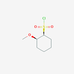 molecular formula C7H13ClO3S B2750900 (1S,2R)-2-甲氧基环己烷-1-磺酰氯 CAS No. 1807939-40-7