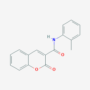 molecular formula C17H13NO3 B2750912 N-(2-methylphenyl)-2-oxo-2H-chromene-3-carboxamide CAS No. 1846-98-6