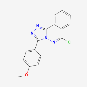 B2750920 6-Chloro-3-(4-methoxyphenyl)-[1,2,4]triazolo[3,4-a]phthalazine CAS No. 98123-77-4