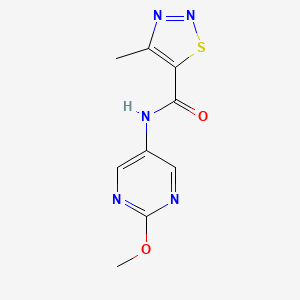 N-(2-methoxypyrimidin-5-yl)-4-methyl-1,2,3-thiadiazole-5-carboxamide