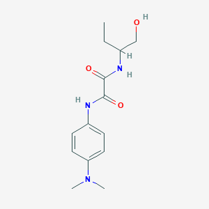 molecular formula C14H21N3O3 B2750950 N1-(4-(dimethylamino)phenyl)-N2-(1-hydroxybutan-2-yl)oxalamide CAS No. 920224-20-0