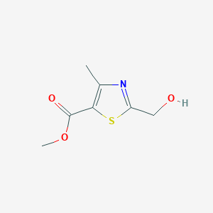 molecular formula C7H9NO3S B2751010 甲基-2-(羟甲基)-4-甲基-1,3-噻唑-5-羧酸酯 CAS No. 1565712-91-5