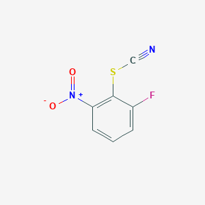 molecular formula C7H3FN2O2S B2751052 2-氟-6-硝基苯基硫氰酸酯 CAS No. 21325-05-3