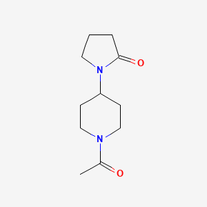 1-(1-Acetylpiperidin-4-yl)pyrrolidin-2-one