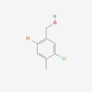 molecular formula C8H8BrClO B2751055 (2-溴-5-氯-4-甲基苯基)甲醇 CAS No. 1849315-99-6