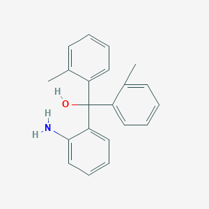 molecular formula C21H21NO B2751056 (2-Aminophenyl)[bis(2-methylphenyl)]methanol CAS No. 94964-71-3