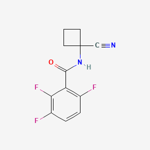 molecular formula C12H9F3N2O B2751144 N-(1-cyanocyclobutyl)-2,3,6-trifluorobenzamide CAS No. 1795322-04-1