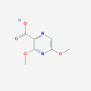molecular formula C7H8N2O4 B2751213 3,5-Dimethoxypyrazine-2-carboxylic acid CAS No. 1286756-62-4
